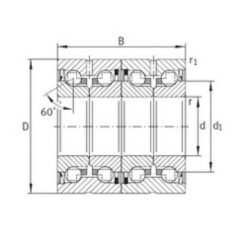 thrust ball bearing applications ZKLN3062-2RS-2AP INA