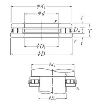 thrust ball images bearings 160TMP93 NSK