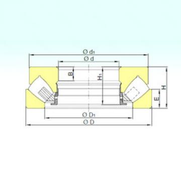 thrust ball images bearings 293/600 M ISB