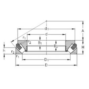 thrust ball images bearings 292/630-M NKE