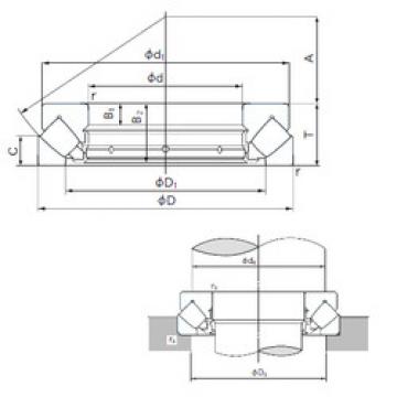 thrust ball images bearings 29238E NACHI