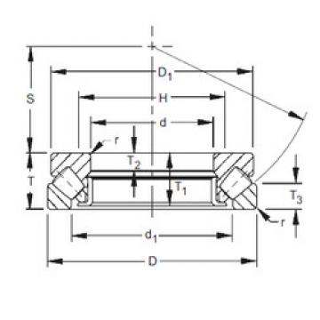 thrust ball images bearings 29496EM Timken