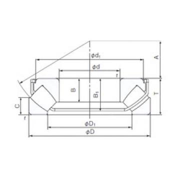 thrust ball images bearings 29320EX NACHI