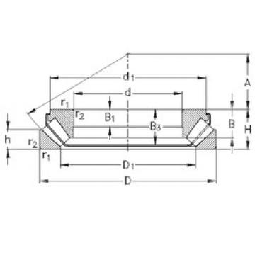 thrust ball images bearings 29414-EJ NKE