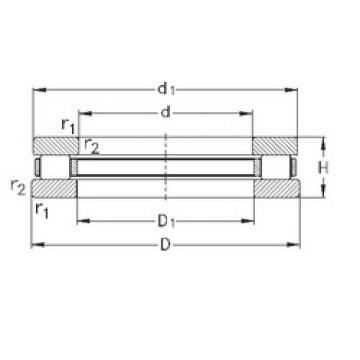 thrust ball images bearings 81110-TVPB NKE