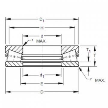 thrust ball images bearings E-1994-C Timken