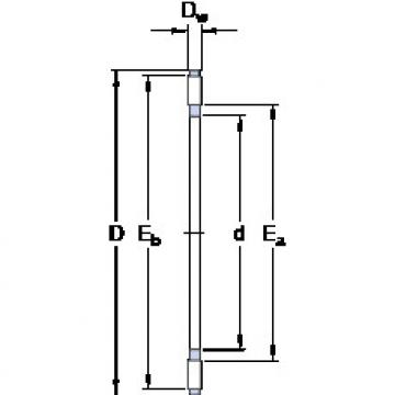 thrust ball images bearings AXK 100135 SKF