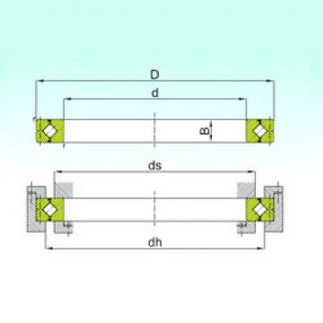 thrust ball images bearings CRB 12025 ISB