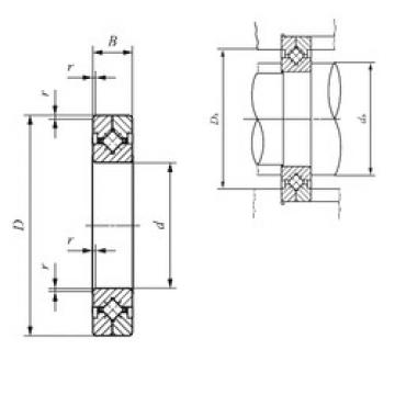 thrust ball images bearings CRBC 12025 IKO