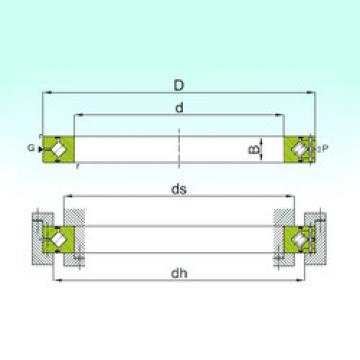 thrust ball images bearings CRBH 12025 A ISB