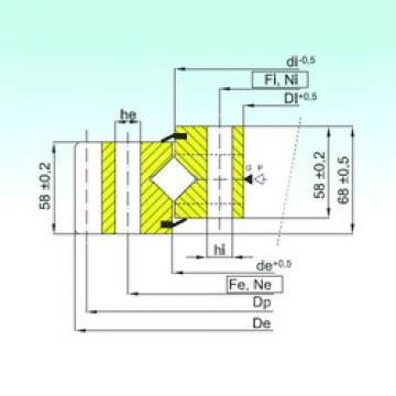 thrust ball images bearings ER1.16.1644.400-1SPPN ISB