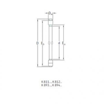 thrust ball images bearings K81115TN SKF