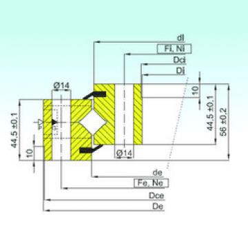 thrust ball images bearings NR1.14.0644.200-1PPN ISB