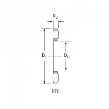 thrust ball images bearings NTH-2448 Timken