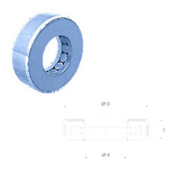 thrust ball images bearings T101 Fersa