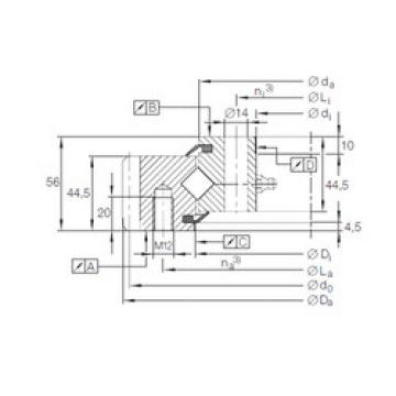 thrust ball images bearings XSA 14 0744 N INA