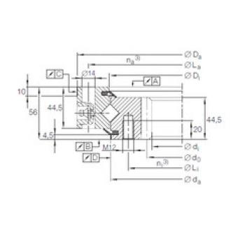 thrust ball images bearings XSI 14 0944 N INA