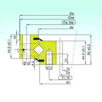 thrust ball images bearings ZR1.14.0414.200-1SPTN ISB