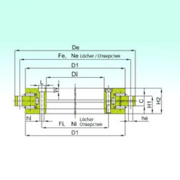 thrust ball images bearings YRTS 460 ISB