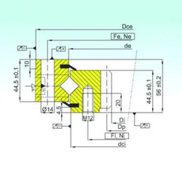 thrust ball images bearings ZR1.14.0414.201-3SPTN ISB