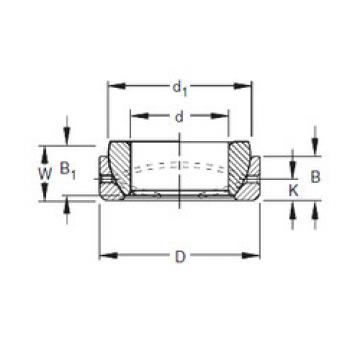 plain bushings bearings 40SBT64 Timken