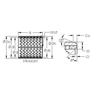 plain bushings bearings AST090 10070 AST