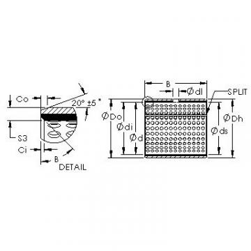 plain bushings bearings AST20  06IB06 AST