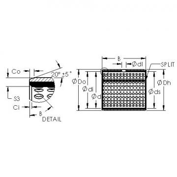 plain bushings bearings AST800 1010 AST