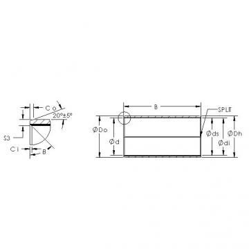 plain bushings bearings AST850BM 10060 AST