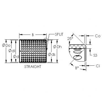 plain bushings bearings ASTT90 11050 AST