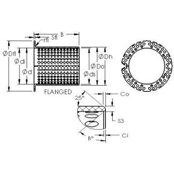 plain bushings bearings ASTT90 F12080 AST