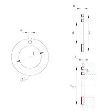 plain bushings bearings EGW12-E40 INA