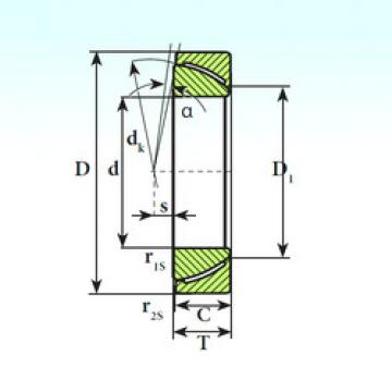 plain bushings bearings GAC 105 CP ISB