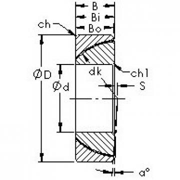 plain bushings bearings GAC105T AST