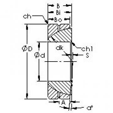 plain bushings bearings GAC105S AST