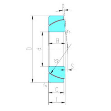 plain bushings bearings GAC100T LS