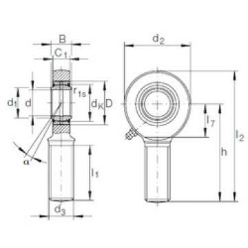 plain bushings bearings GAR 15 DO INA