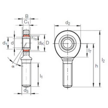 plain bushings bearings GAR 50 UK-2RS INA