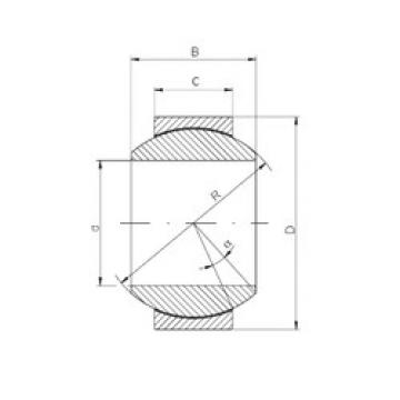 plain bushings bearings GE20FW ISO