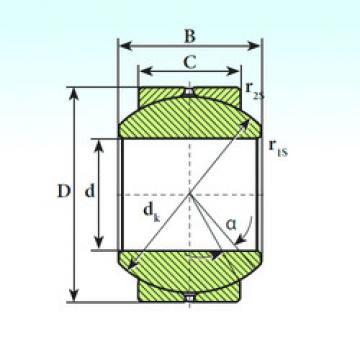 plain bushings bearings GE 16 SB ISB