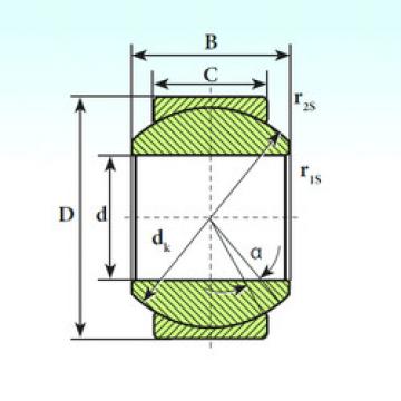 plain bushings bearings GE 14 SP ISB