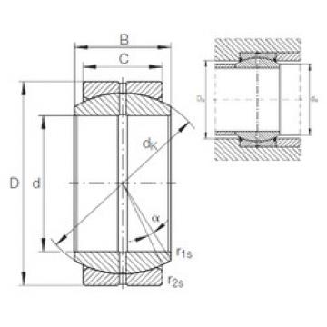 plain bushings bearings GE 100 DO INA