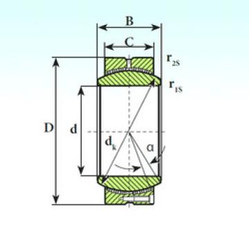 plain bushings bearings GE 110 CP ISB