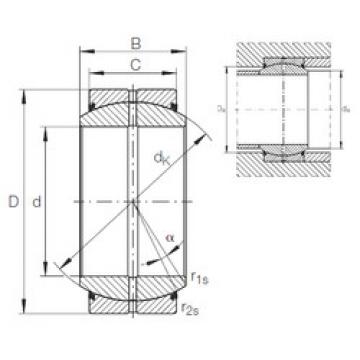 plain bushings bearings GE 100 DO-2RS INA