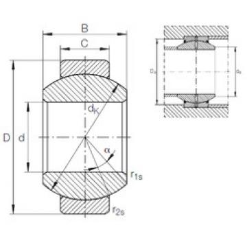 plain bushings bearings GE 10 FO INA