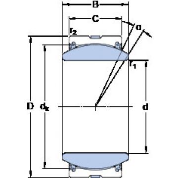 plain bushings bearings GEZ 412 TXA-2LS SKF