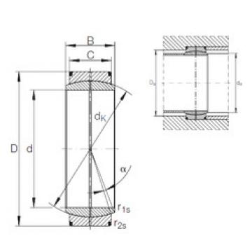 plain bushings bearings GE 420 DO INA