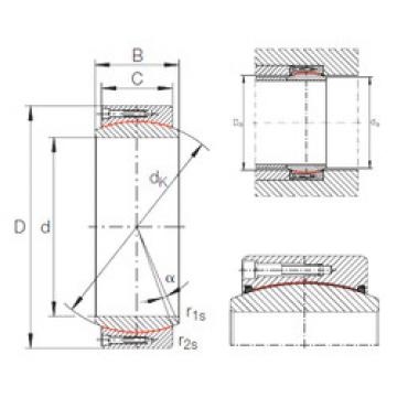 plain bushings bearings GE 630 DW INA