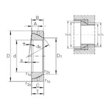 plain bushings bearings GE 120 SX INA