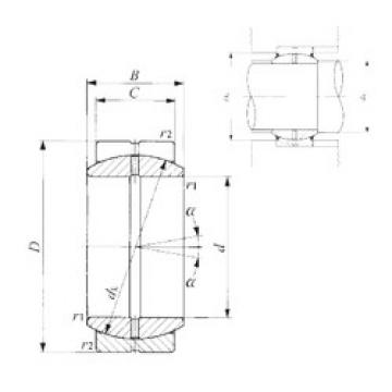 plain bushings bearings GE 160ES IKO